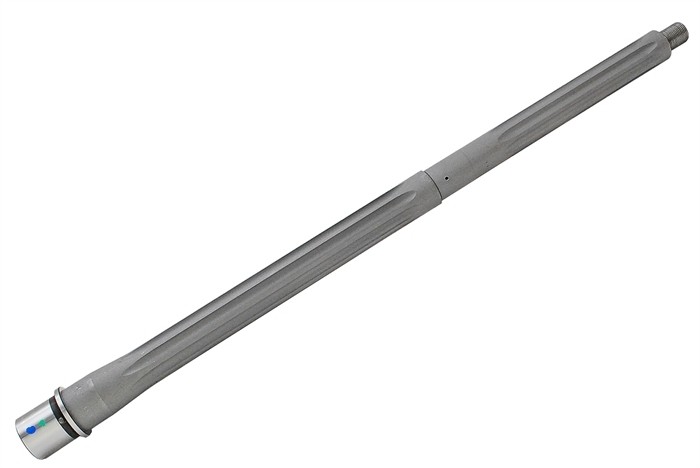 FAXON FIREARMS 16" HEAVY FLUTED, 5.56 NATO, MID-LENGTH, 416-R STAINLESS STEEL MATTE