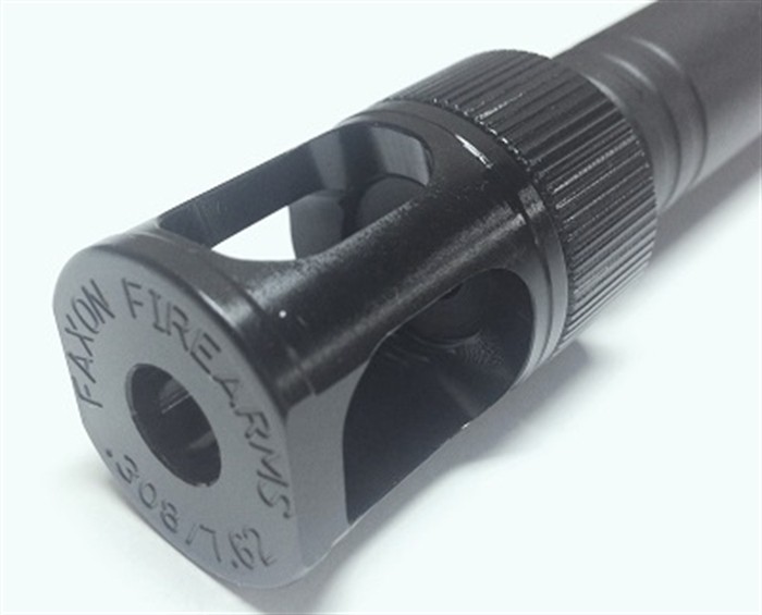 FAXON FIREARMS LOUD MOUTH MUZZLE BRAKE W/ MUZZLOK - 7.62 / 300 BLK