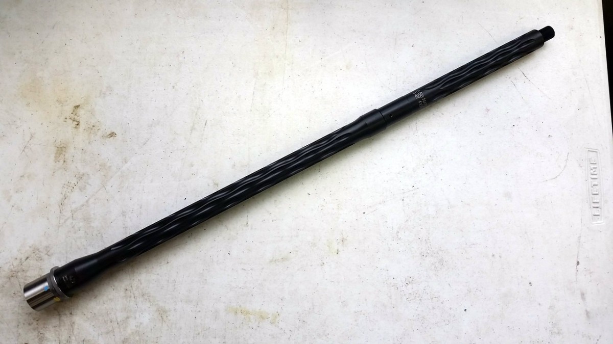 FAXON FIREARMS 20" FLAME FLUTED BARREL, 5.56 NATO RIFLE-LENGTH 416-R STAINLESS QPQ