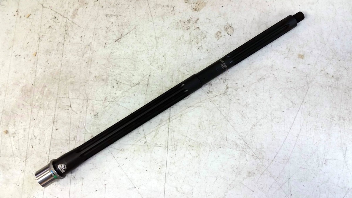 FAXON FIREARMS 16" HEAVY FLUTED, 5.56 NATO, MID-LENGTH, 416-R STAINLESS STEEL QPQ