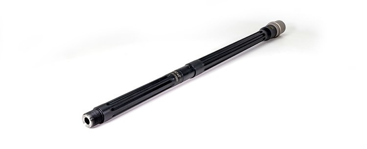 FAXON FIREARMS MATCH SERIES - 20", HEAVY FLUTED, .308 WIN, RIFLE-LENGTH, 416-R, 5R, NITRIDE, NICKEL TEFLON EXTENSION - 10B810R20FHQ-5R-NP3