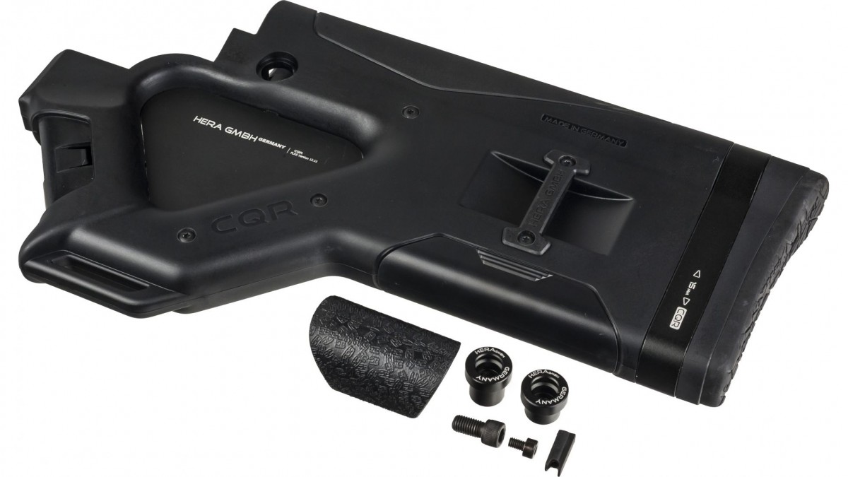 HERA ARMS CQR CALIFORNIA BUTTSTOCK BLACK
