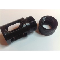 FAXON FIREARMS LOUD MOUTH MUZZLE BRAKE W/ MUZZLOK .223/5.56