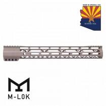 GUNTEC 15″ AIR-LOK SERIES M-LOK FREE FLOAT HANDGUARD GEN 2 FDE