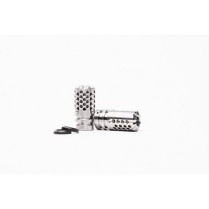 SLR RIFLEWORKS SYNERGY MINI COMP 9MM 1/2X28 - TITANIUM
