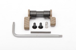 BATTLE ARMS DEVELOPMENT BAD-ASS-FDE AMBI SAFETY SELECTOR - CERAKOTE MAGPUL FDE